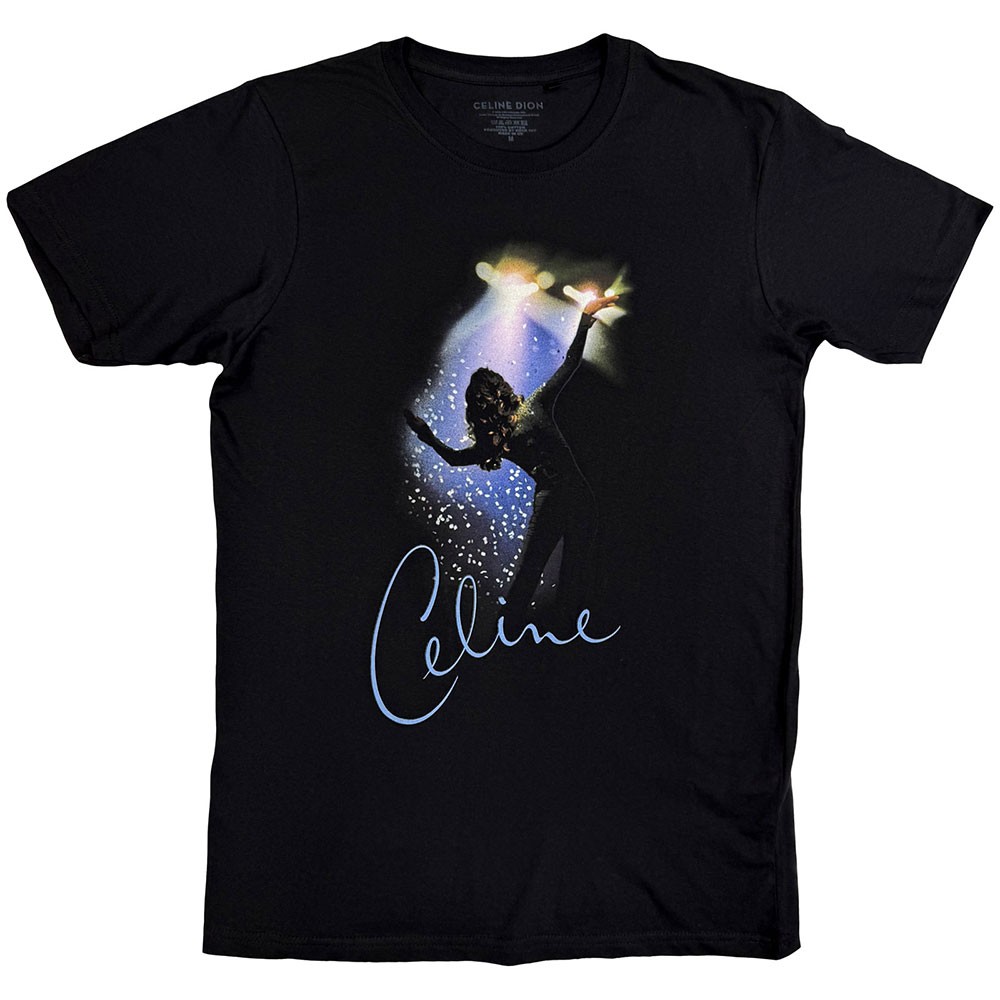 Celine Dion - Spotlight Heren Tshirt - Zwart